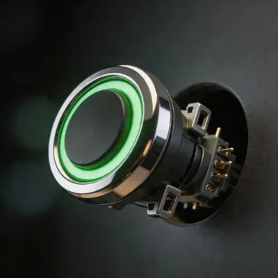 illuminated push button switch